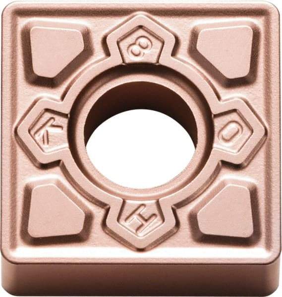 Kyocera - SNMG432 KH Grade CA310 Carbide Turning Insert - TiCN/Al2O3 Finish, 90° Square, 1/2" Inscr Circle, 3/16" Thick, 1/32" Corner Radius - Eagle Tool & Supply