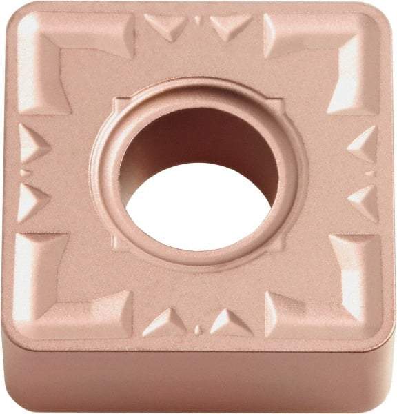Kyocera - SNMG433 ZS Grade CA320 Carbide Turning Insert - TiCN/Al2O3 Finish, 90° Square, 1/2" Inscr Circle, 3/16" Thick, 3/64" Corner Radius - Eagle Tool & Supply