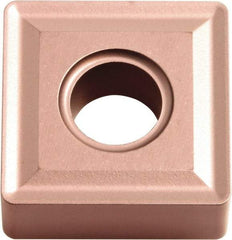 Kyocera - SNMG432 NONE Grade CA310 Carbide Turning Insert - TiCN/Al2O3 Finish, 90° Square, 1/2" Inscr Circle, 3/16" Thick, 1/32" Corner Radius - Eagle Tool & Supply