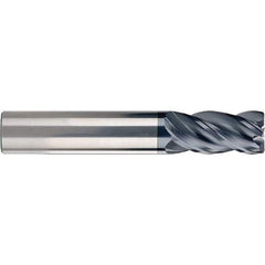 SGS - 5/16", 4 Flute, Single End, Solid Carbide, 0.02" Corner Radius End Mill - 3" OAL, 38° Helix, 13/16" LOC, Right Hand Cut - Eagle Tool & Supply