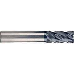 SGS - 20mm, 4 Flute, Single End, Solid Carbide, 0.1969" Corner Radius End Mill - 104mm OAL, 38° Helix, 38mm LOC, Right Hand Cut - Eagle Tool & Supply