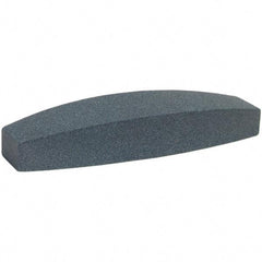 Norton - 9" Long x 2-1/2" Wide x 1-1/2" Thick, Silicon Carbide Sharpening Stone - Boat Shaped, Medium Grade - Eagle Tool & Supply