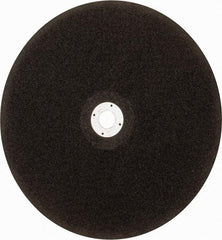 Norton - 14" Aluminum Oxide Cutoff Wheel - 1/8" Thick, 1" Arbor - Eagle Tool & Supply