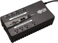 Tripp-Lite - 15 Amp, 550 VA, Flat Pack Mount Standby Backup Uninterruptible Power Supply - Backup 3-1/2 min with Full Load & 10 min with Half Load, 120 VAC Input & Output, 300 Watt Output, 1 Phases, 6 Outlets - Eagle Tool & Supply