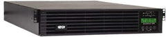 Tripp-Lite - 20 Amp, 3,000 VA, Tower & Rack Mount Online Backup Uninterruptible Power Supply - Backup 4.1 min with Full Load & 13.8 min with Half Load, 120 VAC Input & Output, 2,700 Watt Output, 1 Phases, 9 Outlets - Eagle Tool & Supply