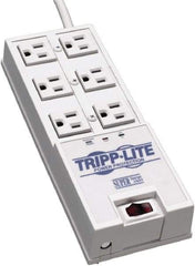 Tripp-Lite - 6 Outlets, 120 VAC15 Amps, 6' Cord, Power Outlet Strip - Floor, Keyhole Mount, 5-15 NEMA Configuration, 9-1/2" Strip - Eagle Tool & Supply