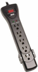 Tripp-Lite - 7 Outlets, 120 VAC15 Amps, 7' Cord, Power Outlet Strip - Floor, Keyhole Mount, 5-15 NEMA Configuration, 10.3" Strip - Eagle Tool & Supply