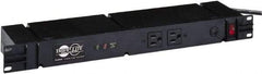 Tripp-Lite - 12 Outlets, 120 VAC15 Amps, 10' Cord, Power Outlet Strip - Floor, Keyhole Mount, 5-15 NEMA Configuration, 4" Strip - Eagle Tool & Supply