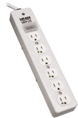 Tripp-Lite - 6 Outlets, 120 VAC15 Amps, 10' Cord, Power Outlet Strip - Floor, Keyhole Mount, 5-15 NEMA Configuration, 2-1/2" Strip - Eagle Tool & Supply