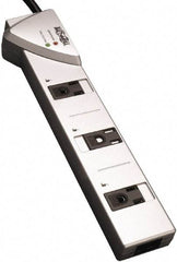 Tripp-Lite - 7 Outlets, 120 VAC15 Amps, 7' Cord, Power Outlet Strip - Floor, Keyhole Mount, 5-15 NEMA Configuration, 10.91" Strip - Eagle Tool & Supply