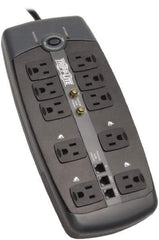 Tripp-Lite - 10 Outlets, 120 VAC15 Amps, 8' Cord, Power Outlet Strip - Floor, Keyhole Mount, 5-15 NEMA Configuration, 1.8" Strip - Eagle Tool & Supply