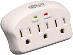 Tripp-Lite - 3 Outlets, 120 VAC15 Amps, Power Outlet Strip - Floor, Keyhole Mount, 5-15 NEMA Configuration, 2.1" Strip - Eagle Tool & Supply