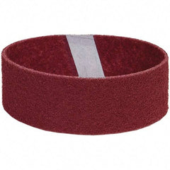 Norton - 3" Wide x 21" OAL, Aluminum Oxide Abrasive Belt - Aluminum Oxide, Fine, Nonwoven, Y Weighted Cloth Backing - Eagle Tool & Supply