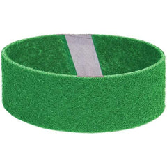 Norton - 3" Wide x 24" OAL, Aluminum Oxide Abrasive Belt - Aluminum Oxide, Medium, Nonwoven, Y Weighted Cloth Backing - Eagle Tool & Supply