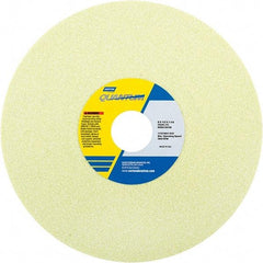 Norton - 8" Diam x 1-1/4" Hole x 1/2" Thick, J Hardness, 46 Grit Surface Grinding Wheel - Ceramic, Type 1, Coarse Grade, 3,600 Max RPM - Eagle Tool & Supply