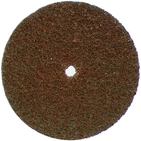 Norton - 5" Diam, Aluminum Oxide Hook & Loop Disc - Coarse Grade, Nonwoven, - Eagle Tool & Supply