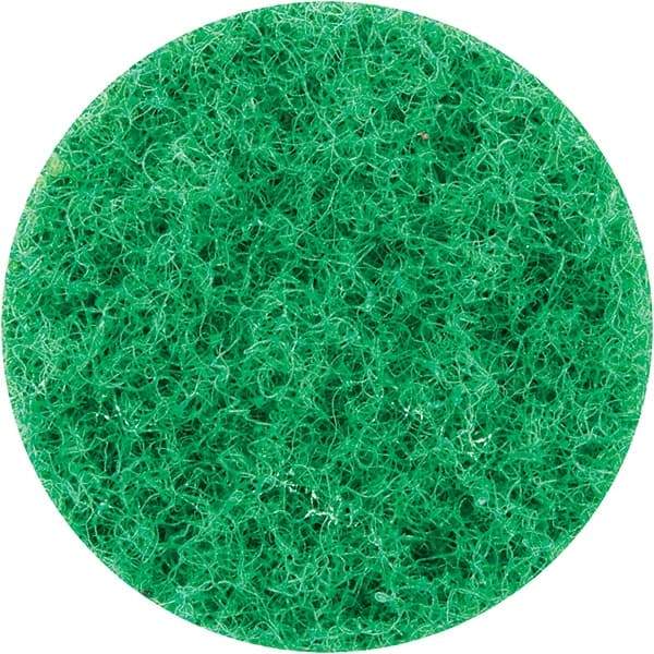 Norton - 4" Diam, Aluminum Oxide Hook & Loop Disc - Fine Grade, Nonwoven, - Eagle Tool & Supply