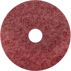Norton - 5" Diam, Aluminum Oxide Hook & Loop Disc - Medium Grade, Nonwoven, - Eagle Tool & Supply