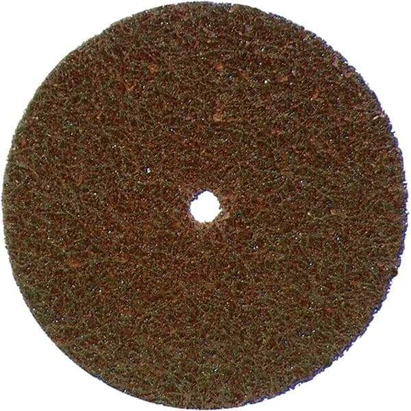 Norton - 5" Diam, Aluminum Oxide Hook & Loop Disc - Coarse Grade, Nonwoven, - Eagle Tool & Supply