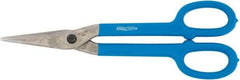 Channellock - 1-3/4" Length of Cut, Straight Pattern Tinner's Snip - 8.3" OAL, Dipped Vinyl Handle, High Carbon Steel Blade - Eagle Tool & Supply