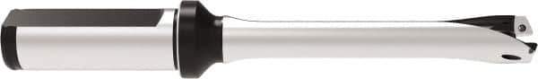 Allied Machine and Engineering - Series 15, 15 to 15.99mm Diam, 3/4" Diam Straight Shank with Flange, Straight Flute Spade Drill - 1-8/9" Max Depth, 5.0833" OAL, Standard Length, Through Coolant - Eagle Tool & Supply