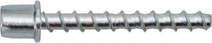 Powers Fasteners - 1/4" Zinc-Plated Steel Vertical (End Drilled) Mount Threaded Rod Anchor - 1/4" Diam x 1-5/8" Long, 3,265 Lb Ultimate Pullout, For Use with Concrete/Masonry - Eagle Tool & Supply