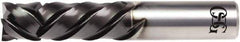 OSG - 3/8" Cutting Diam x 2" Length of Cut, 4 Flute, Spiral Router Bit - Diamond Coated, Right Hand Cut, Solid Carbide, 4" OAL x 3/8" Shank Diam, Compression, 45° Helix Angle - Eagle Tool & Supply