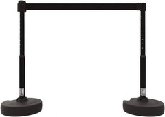 Banner Stakes - 42" High Plastic Pedestrian Barrier - 15' Long Rope - Eagle Tool & Supply