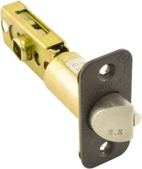 Hager - 4" Long x 1" Wide x 2-1/4" High Dead Latch - Steel/Zinc, Oil Rubbed Bronze Finish - Eagle Tool & Supply