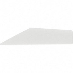 Noga - T80 Bi-Directional Ceramic Deburring Scraper Blade - Flat Blade Cross Section - Eagle Tool & Supply