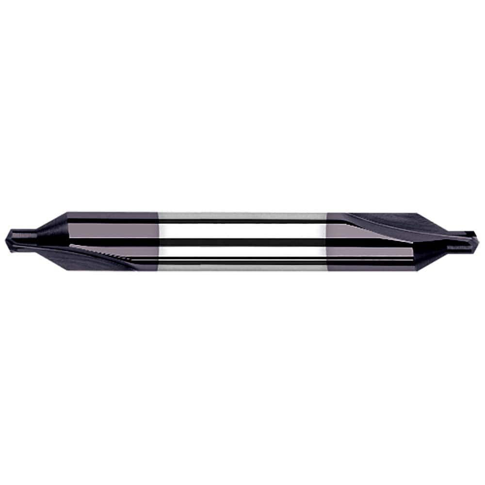 Harvey Tool - #3 100° 1/4" Body Diam Solid Carbide Combo Drill & Countersink - Exact Industrial Supply