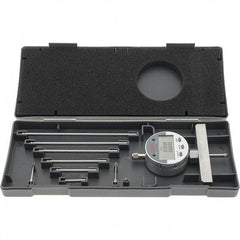 SPI - 0" to 22" Steel Electronic Depth Gage - 0.001" Accuracy, 0.0005" Resolution, 4" Base Length - Eagle Tool & Supply