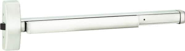 Stanley - 2' 4" to 3' Door Width Rim Exit Device - Fire Rated, Satin Stainless Steel Finish - Eagle Tool & Supply
