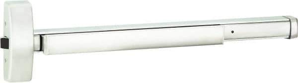 Stanley - 2' 4" to 3' Door Width Rim Exit Device - Fire Rated, Satin Stainless Steel Finish - Eagle Tool & Supply