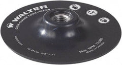 WALTER Surface Technologies - 5" Diam Quick-Change Disc Backing Pad - 12,200 RPM - Eagle Tool & Supply