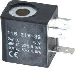 ARO/Ingersoll-Rand - 24 DC Volt, Din Connection Coil Lead Length, Class F, Solenoid Coil - 4.8 Watt, NEMA 4 Enclosure, Use with ARO Solenoid Valve - Eagle Tool & Supply