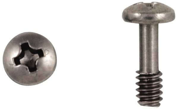 Made in USA - Phillips Drive #4-40 UNC 1" Length Under Head Captive Screw - Eagle Tool & Supply