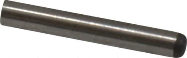 Made in USA - 2mm Diam x 14mm Pin Length 416 Stainless Steel Precision Dowel Pin - C 36-42 Hardness, 1 Beveled & 1 Rounded End - Eagle Tool & Supply