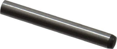 Made in USA - 2mm Diam x 16mm Pin Length 416 Stainless Steel Precision Dowel Pin - C 36-42 Hardness, 1 Beveled & 1 Rounded End - Eagle Tool & Supply