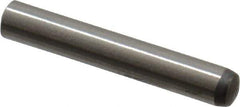 Made in USA - 2.5mm Diam x 16mm Pin Length 416 Stainless Steel Precision Dowel Pin - C 36-42 Hardness, 1 Beveled & 1 Rounded End - Eagle Tool & Supply
