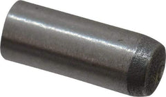Made in USA - 3mm Diam x 8mm Pin Length 416 Stainless Steel Precision Dowel Pin - C 36-42 Hardness, 1 Beveled & 1 Rounded End - Eagle Tool & Supply
