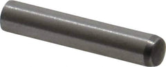 Made in USA - 3mm Diam x 16mm Pin Length 416 Stainless Steel Precision Dowel Pin - C 36-42 Hardness, 1 Beveled & 1 Rounded End - Eagle Tool & Supply
