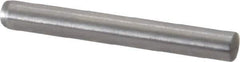 Made in USA - 3mm Diam x 24mm Pin Length 416 Stainless Steel Precision Dowel Pin - C 36-42 Hardness, 1 Beveled & 1 Rounded End - Eagle Tool & Supply