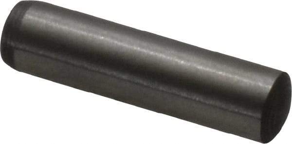 Made in USA - 4mm Diam x 16mm Pin Length 416 Stainless Steel Precision Dowel Pin - C 36-42 Hardness, 1 Beveled & 1 Rounded End - Eagle Tool & Supply