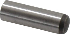 Made in USA - 6mm Diam x 20mm Pin Length 416 Stainless Steel Precision Dowel Pin - C 36-42 Hardness, 1 Beveled & 1 Rounded End - Eagle Tool & Supply