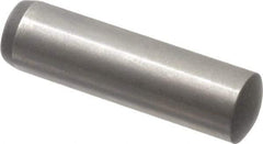 Made in USA - 8mm Diam x 30mm Pin Length 416 Stainless Steel Precision Dowel Pin - C 36-42 Hardness, 1 Beveled & 1 Rounded End - Eagle Tool & Supply
