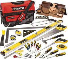 Proto - 30 Piece Contractors Tool Set - Comes in Soft Sided Bag - Eagle Tool & Supply