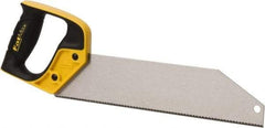 Stanley - 12" Steel Blade PVC Saw - Plastic Handle, Closed Grip, 15" OAL - Eagle Tool & Supply