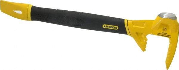 Stanley - 15" OAL Functional Utility Bar - 5" Tip Width, Forged Steel - Eagle Tool & Supply