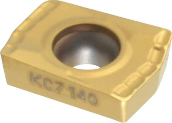 Kennametal - DFR030204 MD Grade KC7140 Carbide Indexable Drill Insert - TiN/TiCN Finish - Eagle Tool & Supply